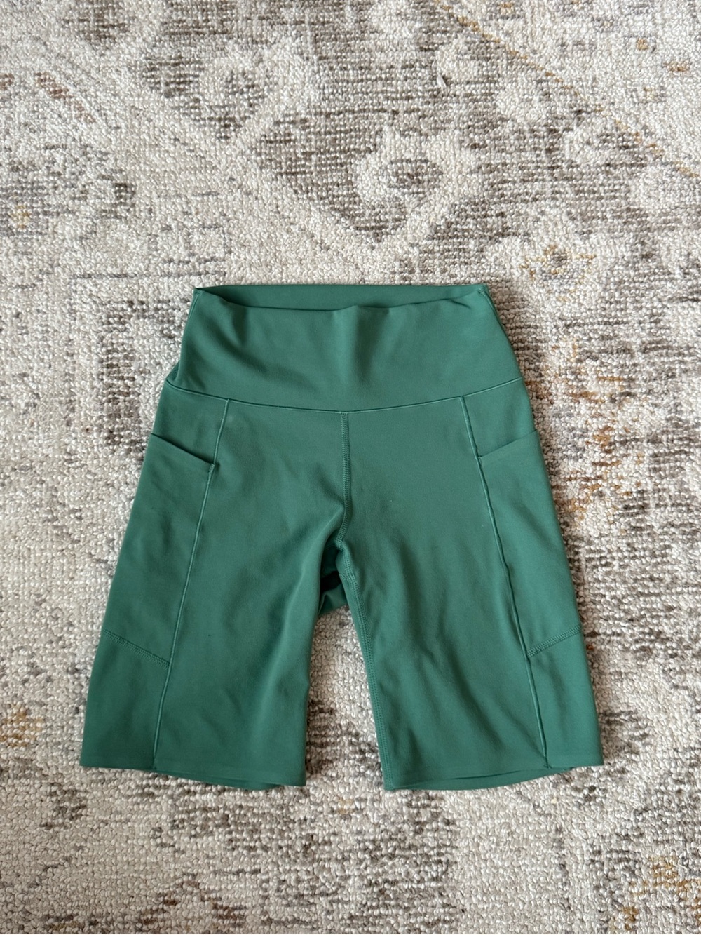 Women's Uniqlo Green Active Bike Shorts